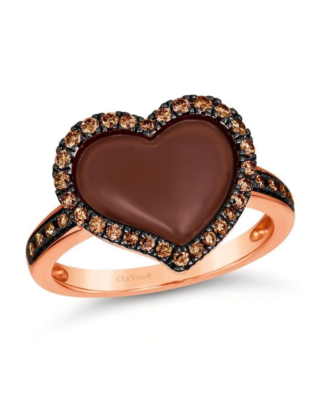 Le Vian Brown Ladies Godiva X Rings Set for men