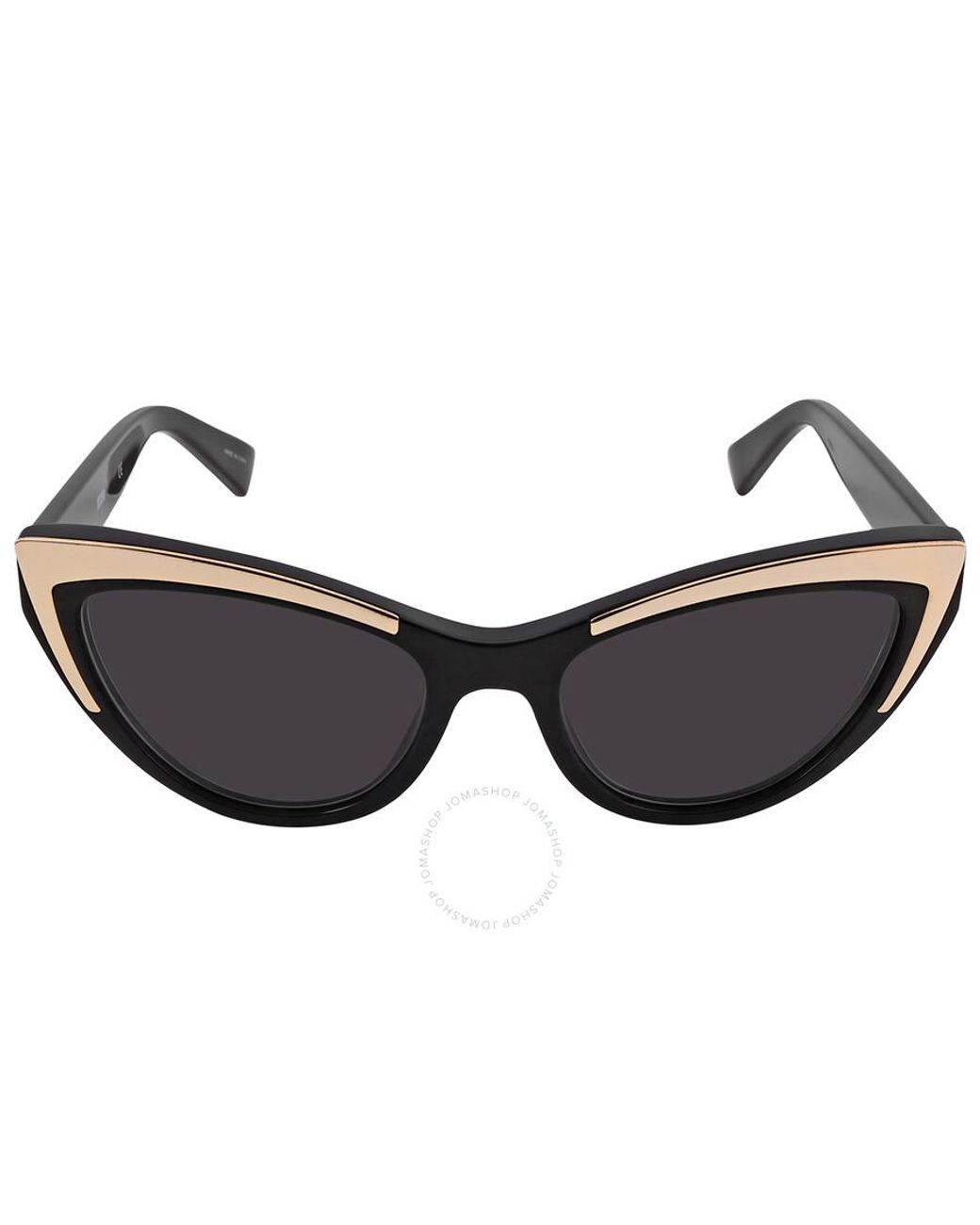 Moschino Grey Cat Eye Sunglasses Mos094/s 0807/ir 53 in  display picture 2