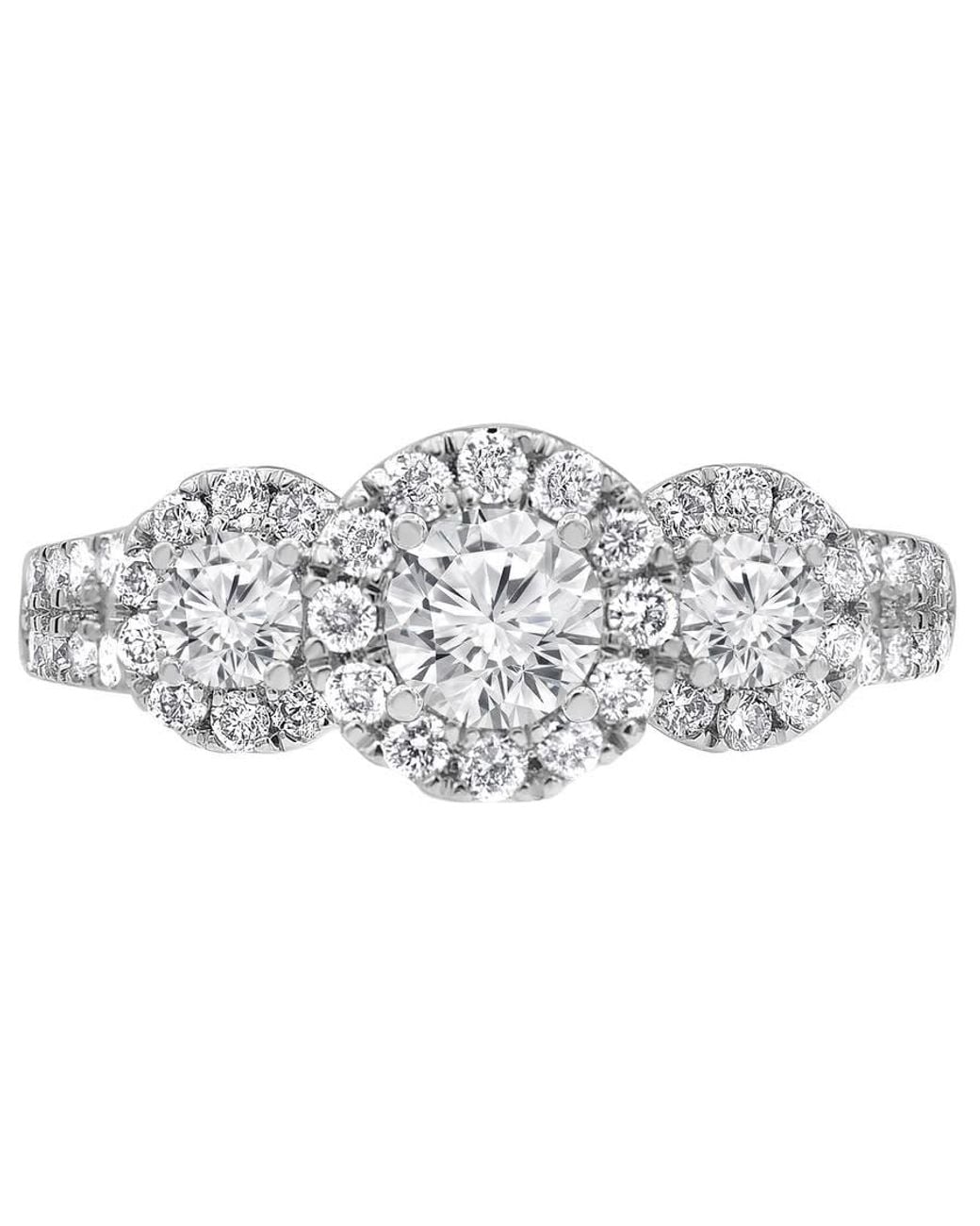Brilliant Diamond Metallic 14K 1.25 Cttw Lab Grown Diamond Engagement Ring (G-H, Si1-Si2) for men