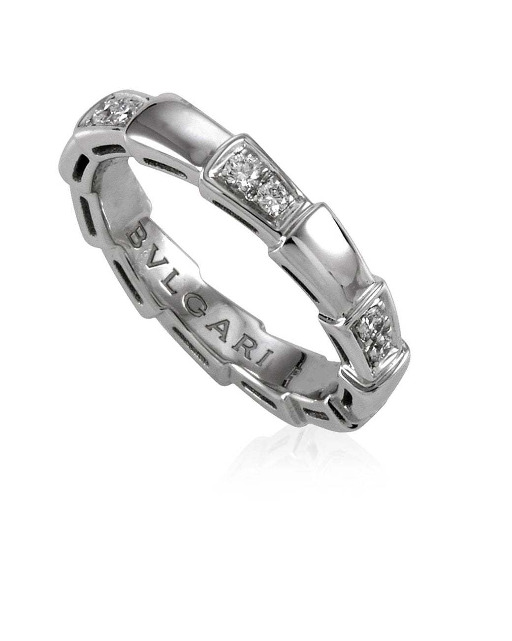 BVLGARI Metallic Serpenti Viper Ring for men