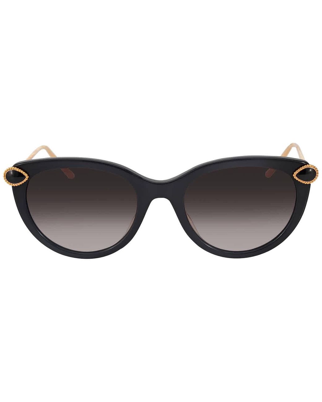 Boucheron Serpent Boheme Grey Cat Eye Sunglasses 001 53 | Lyst