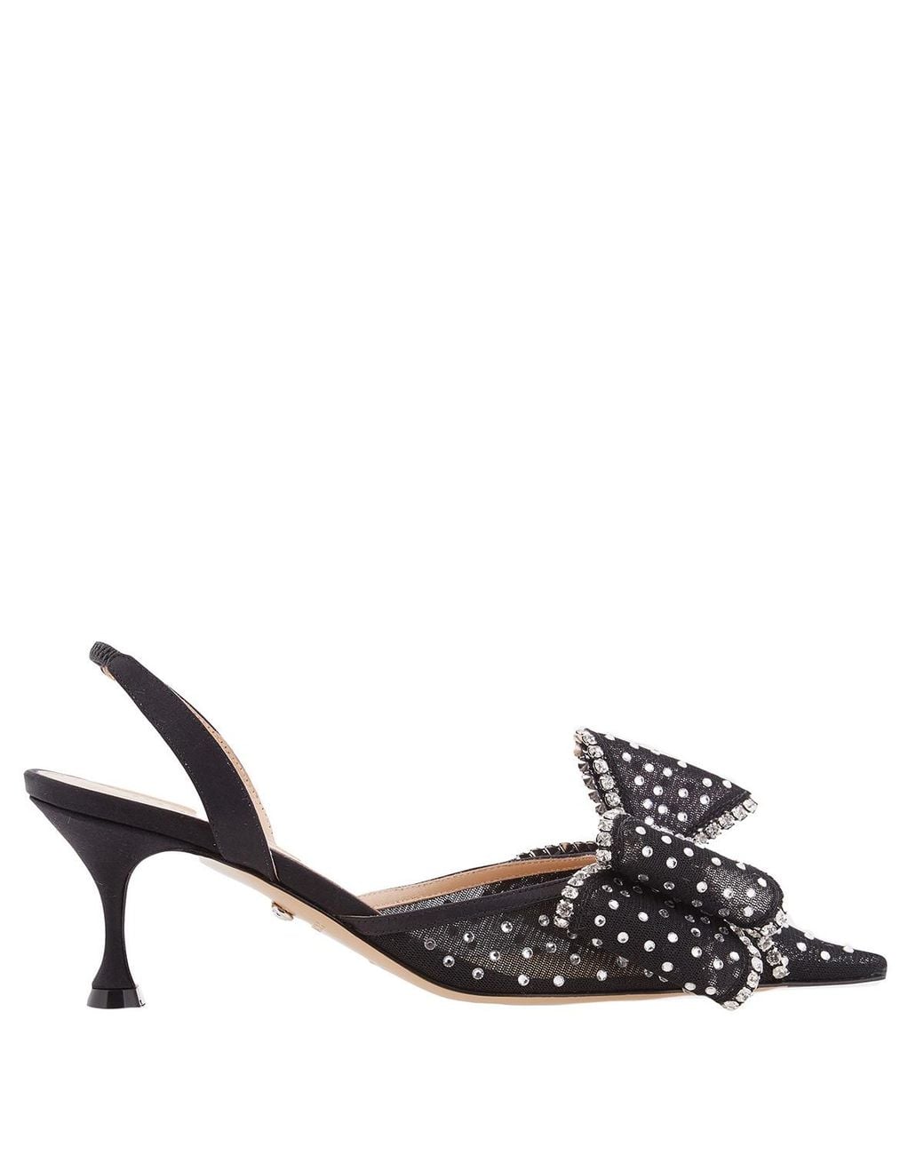 Mach & Mach Black Pointed Toe Pumps, Brand Size 35 (Us