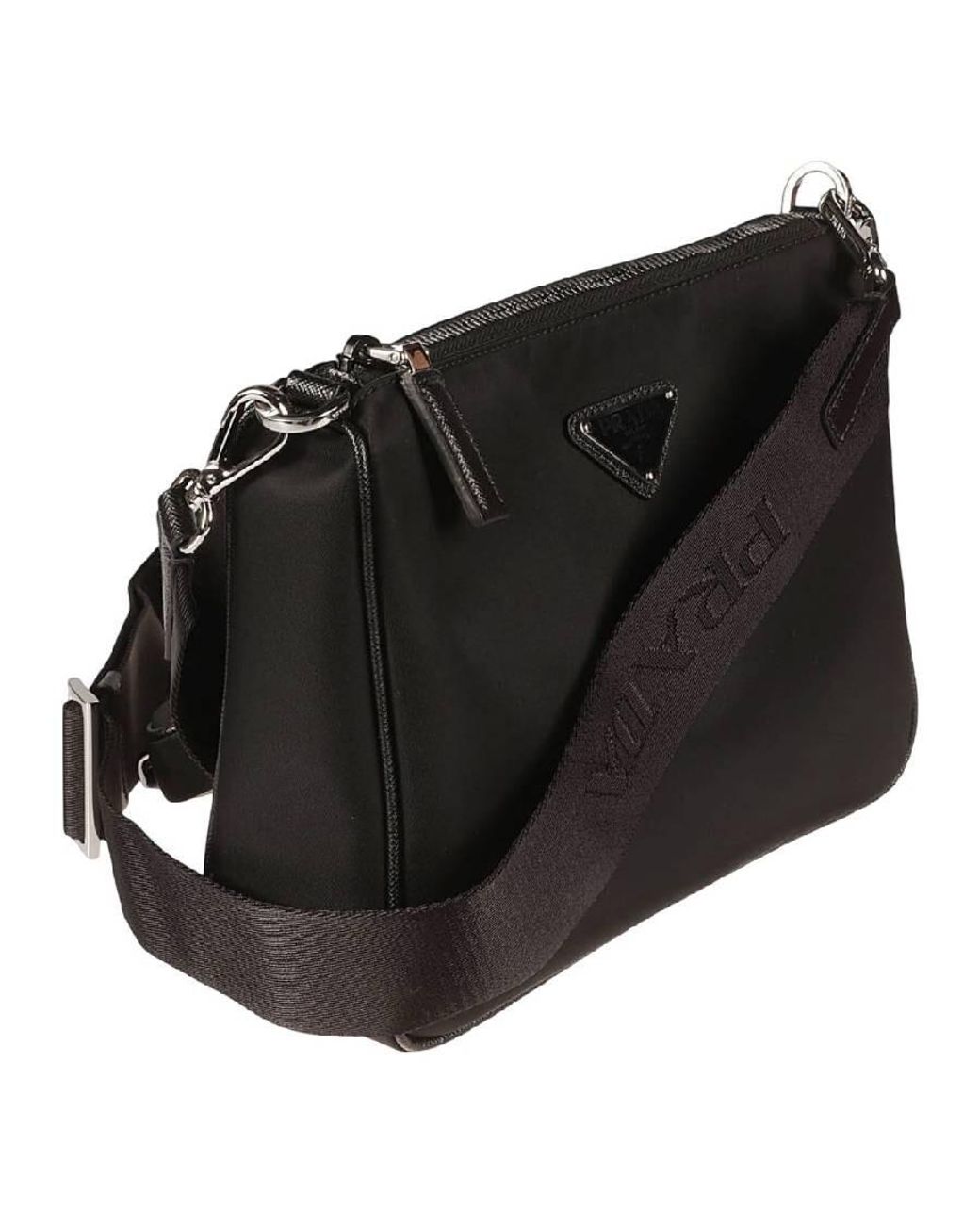 Prada Black Re-Nylon Shoulder Bag for men