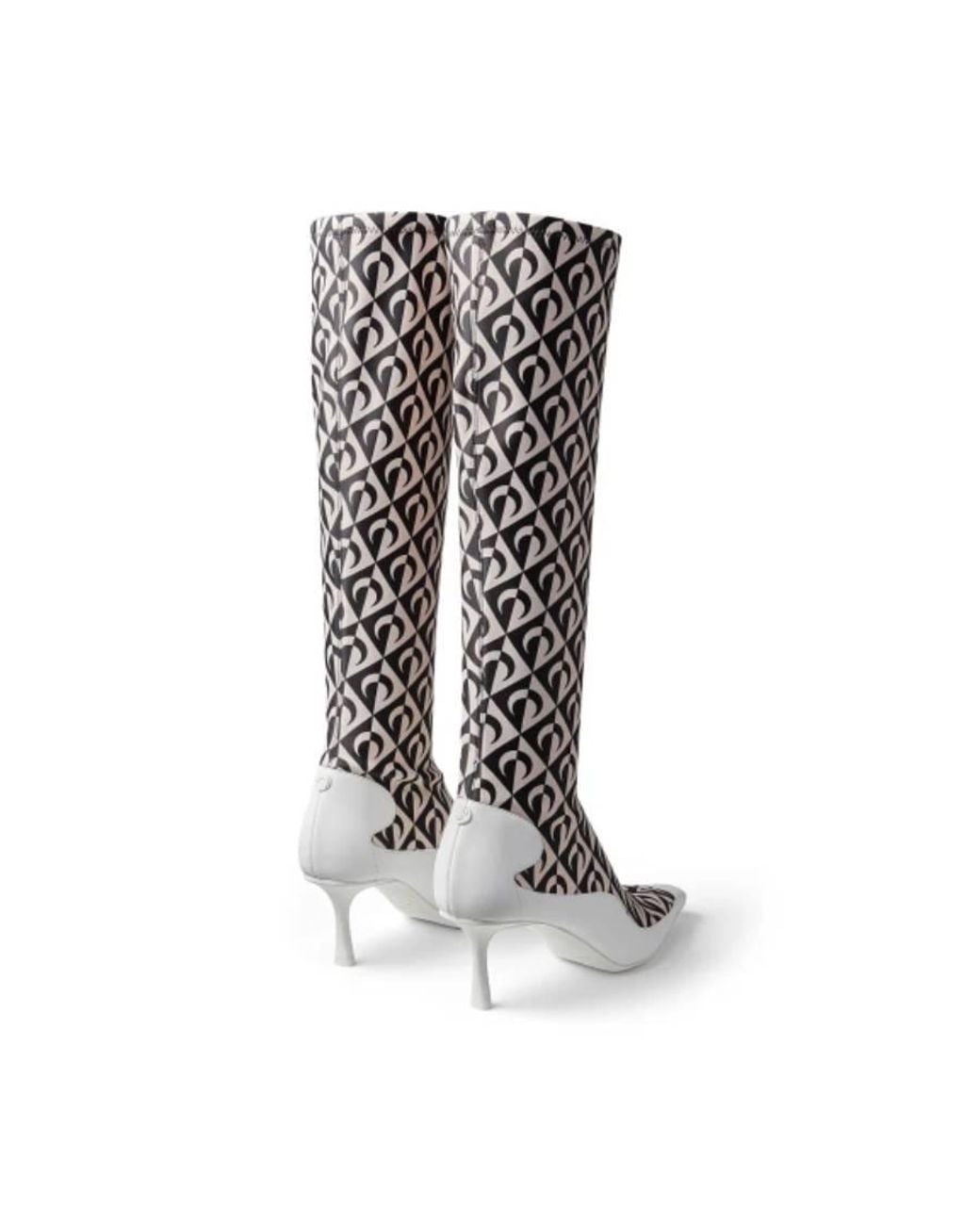 Jimmy Choo Brown Jcxms Marine Serre Sock Calf Boots, Brand Size 35.5 Us