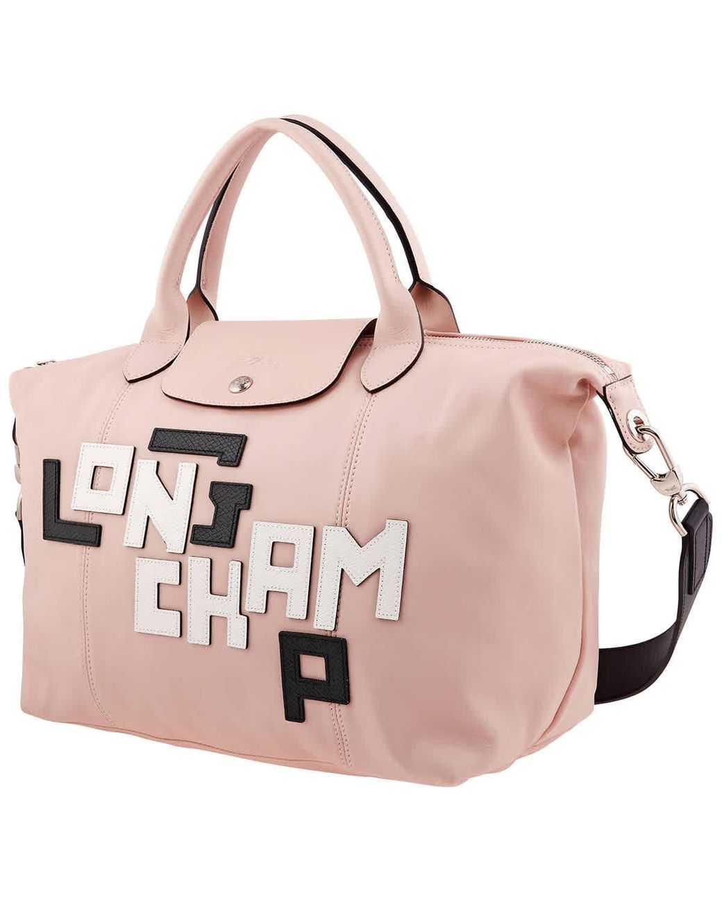 Longchamp Le Pliage Cuir Lgp Tote Bag in Pink | Lyst