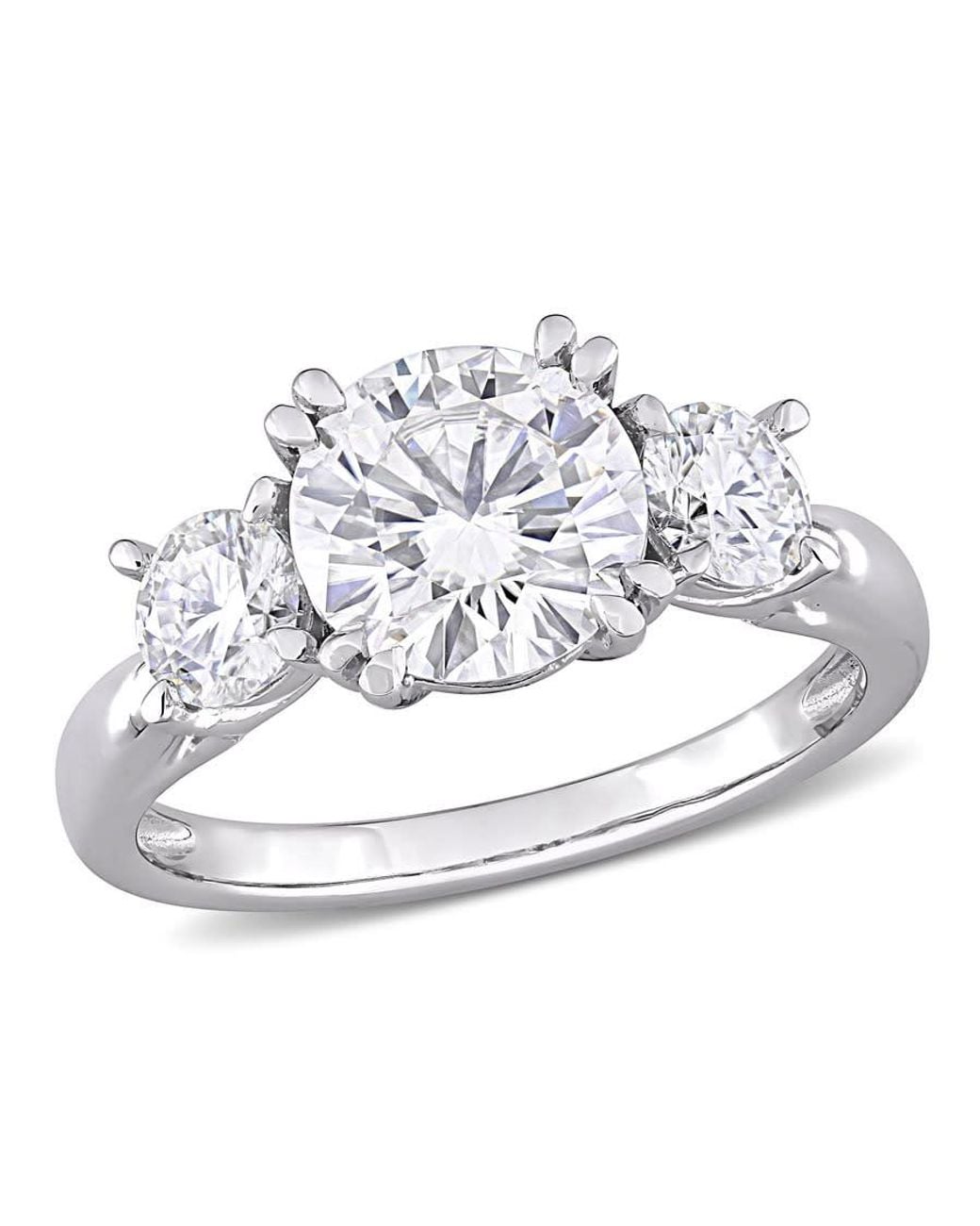 Amour Metallic 2 5/8 Ct Tgw Created Moissanite Engagement Ring for men