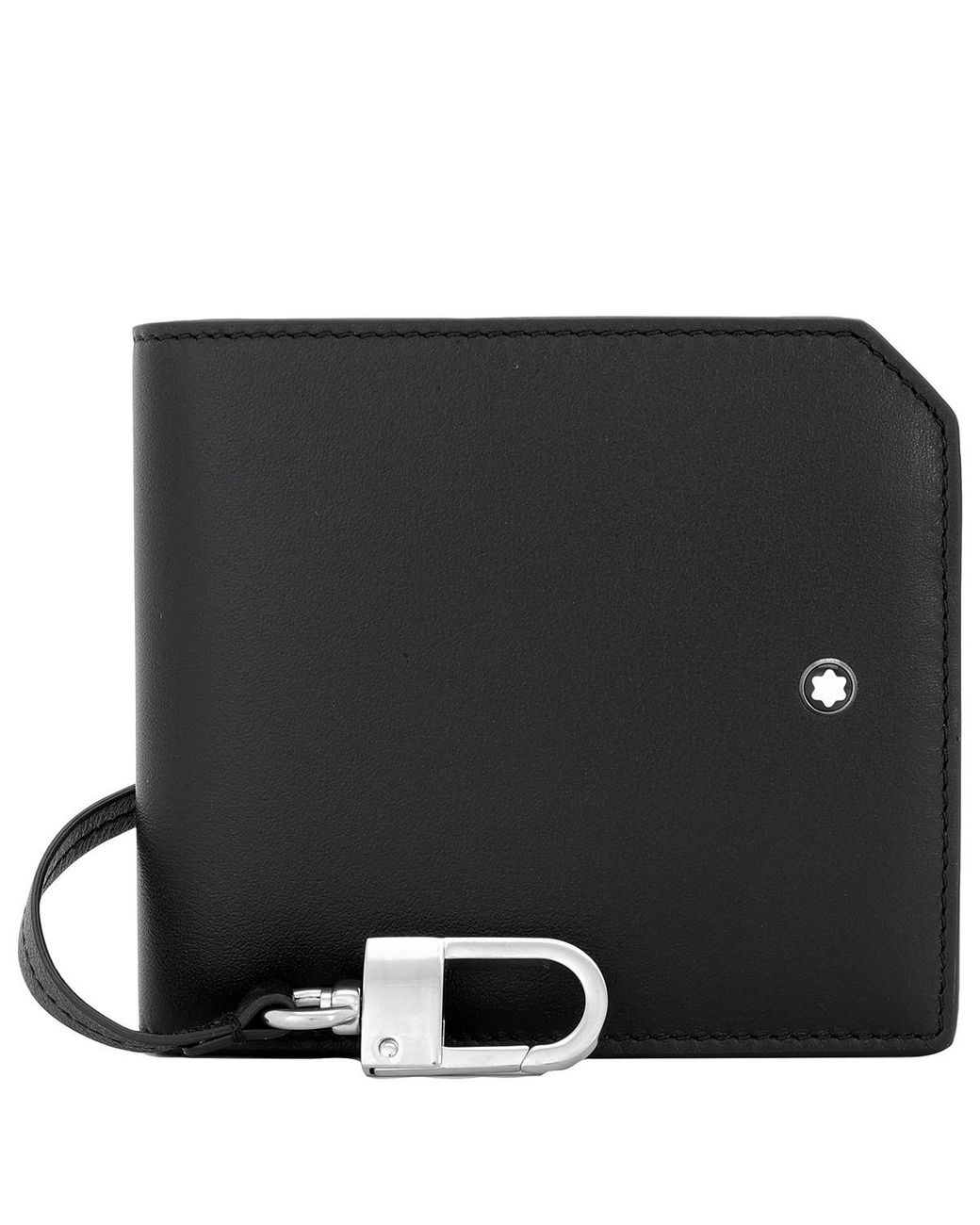 Montblanc Black Meisterstuck Leather Selection Soft Wallet 6Cc for men