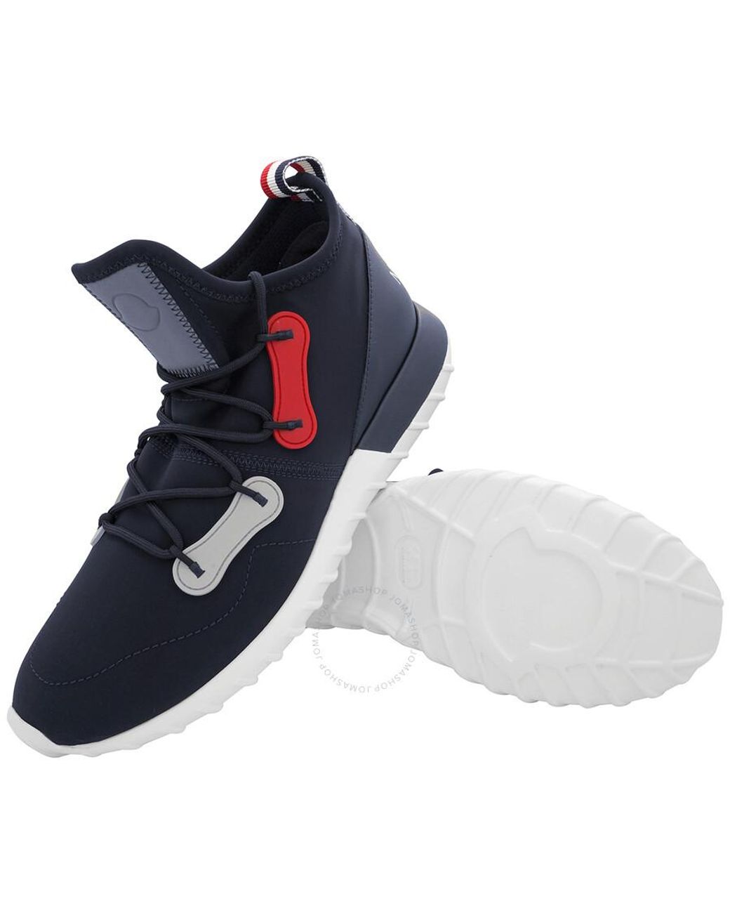 Moncler Emilien Ii Neoprene And Rubber Sneakers, Brand Size 43 Us