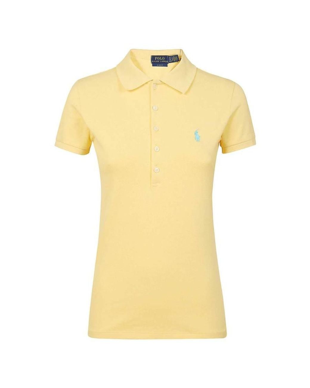 Polo Ralph Lauren Yellow Slim-Fit Mesh Polo Shirt for men