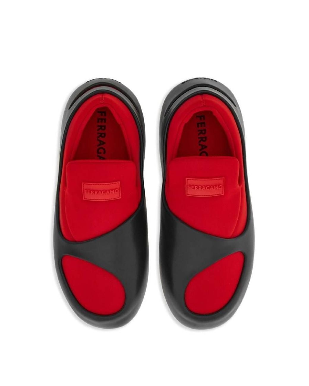 Ferragamo Red Rubber Sneakers for men