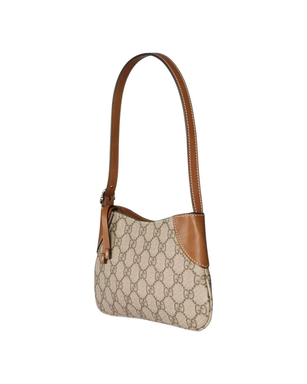 Gucci Brown Gg Emblem Super Mini Shoulder Bag for men
