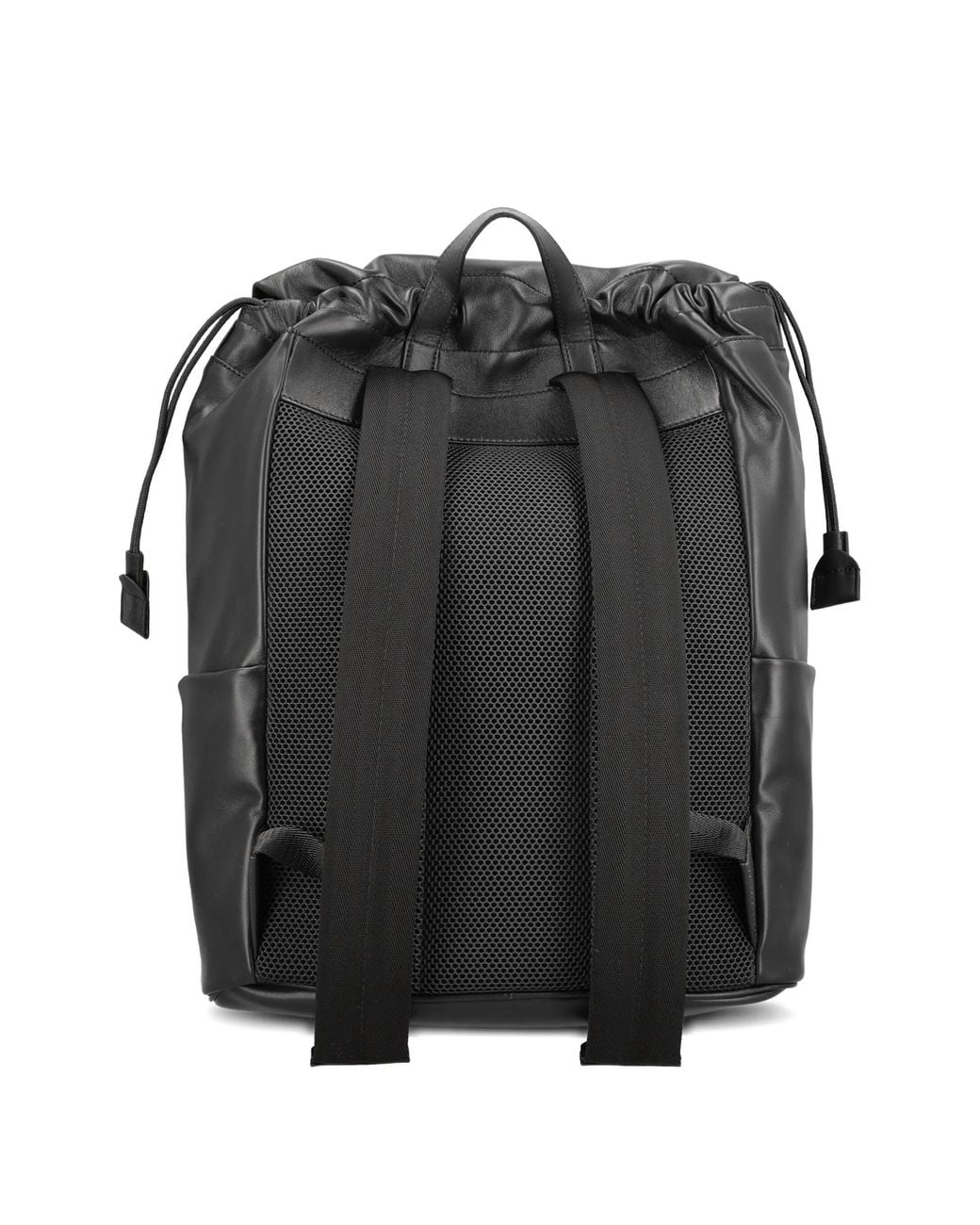 Fendi Black Flux Calf Leather Backpack for men