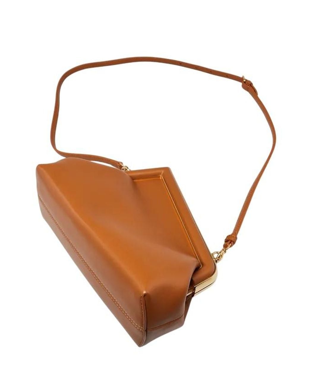 Fendi Brown First Small Nappa Leather Clutch