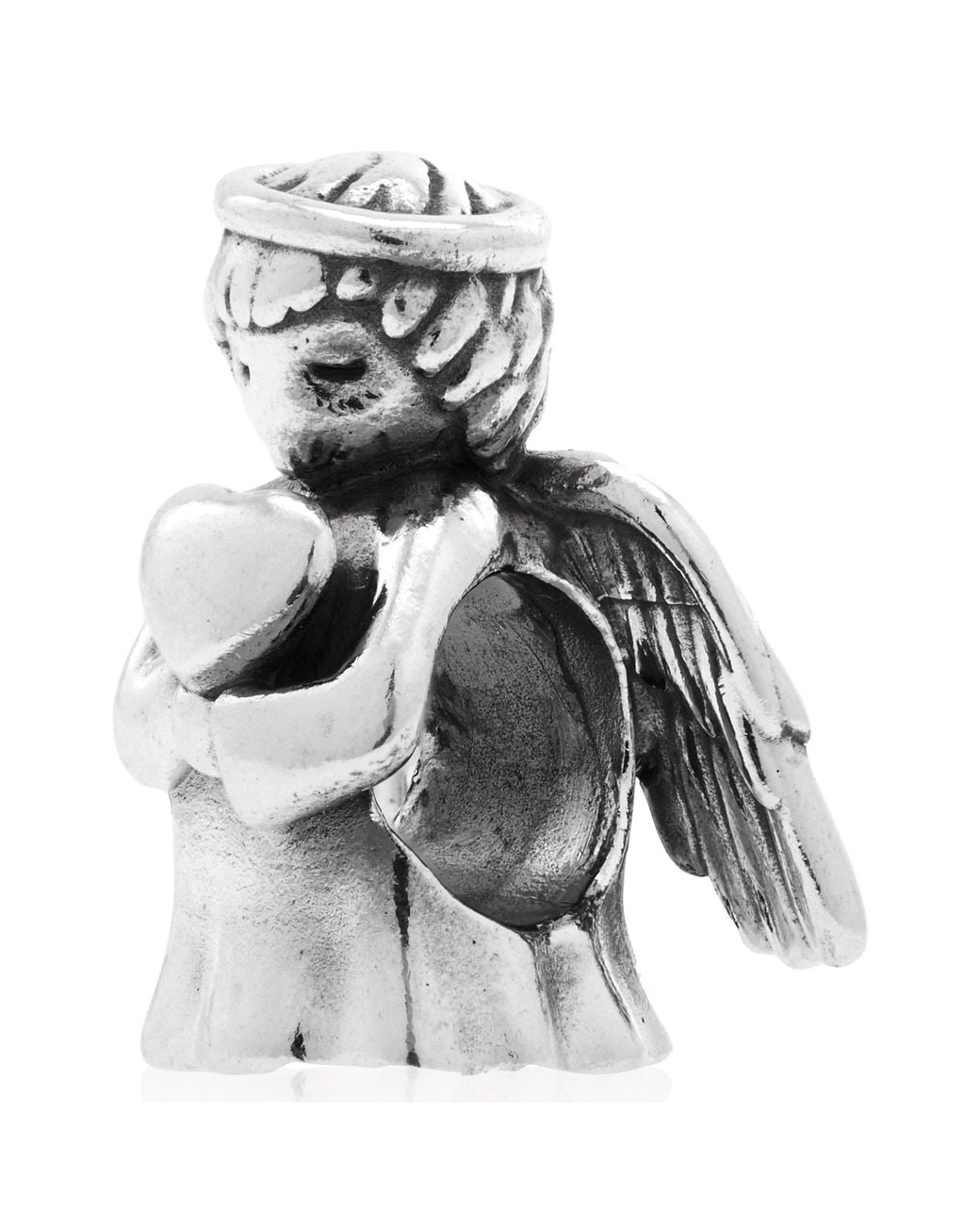 Pandora White Angel Sterling Charm for men