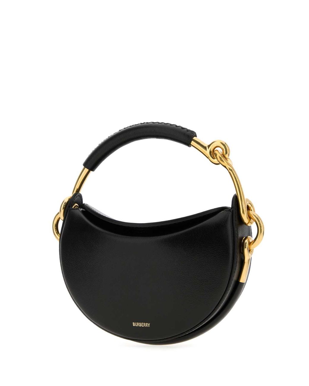 Burberry Black Leather Bridle Handbag for men