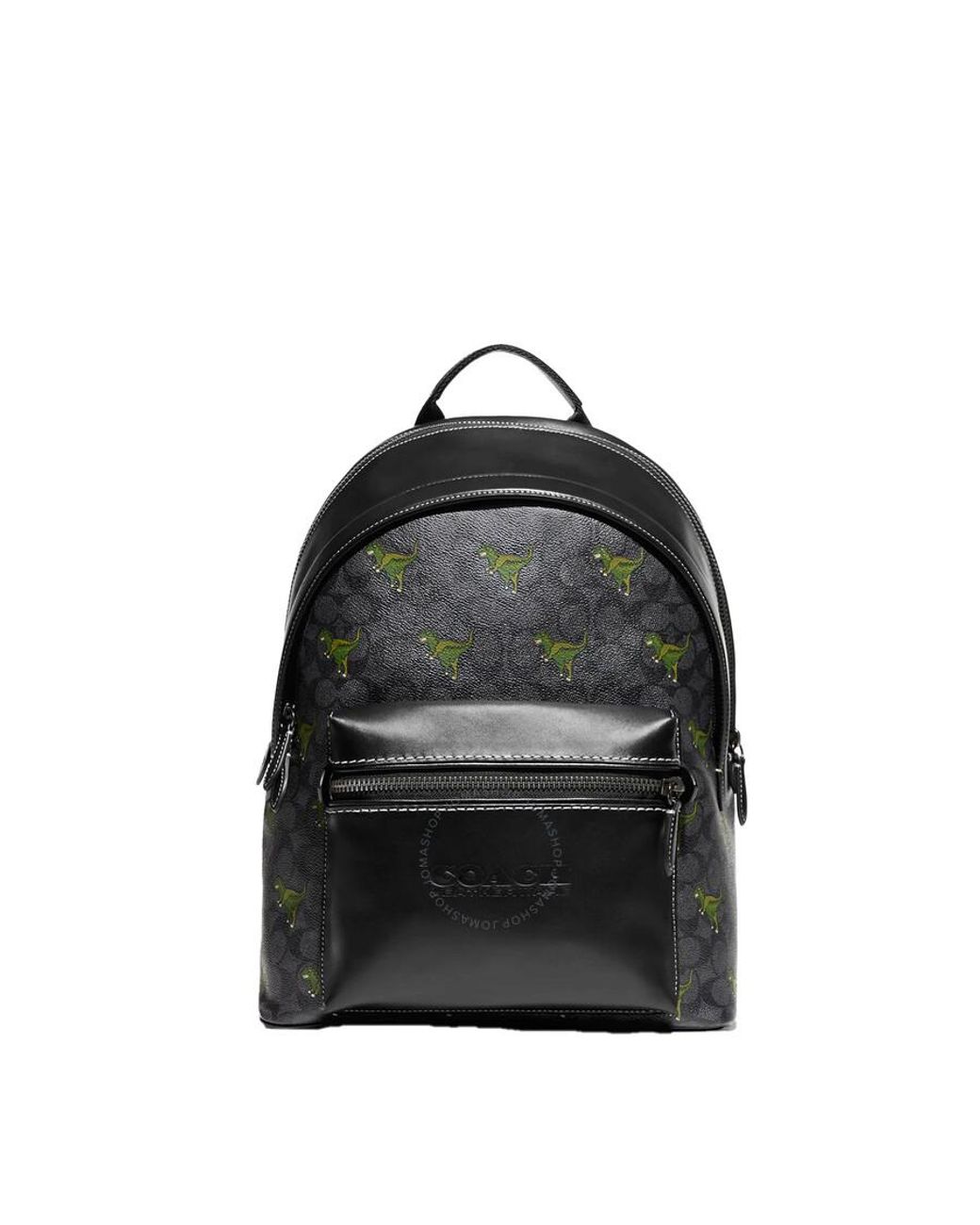 COACH Charter Signature Rexy Print Backpack in Black for Men Lyst