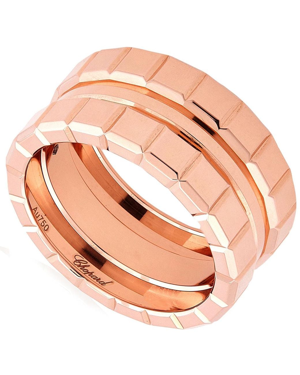 Chopard Metallic Ice Cube 18K Rose Ring