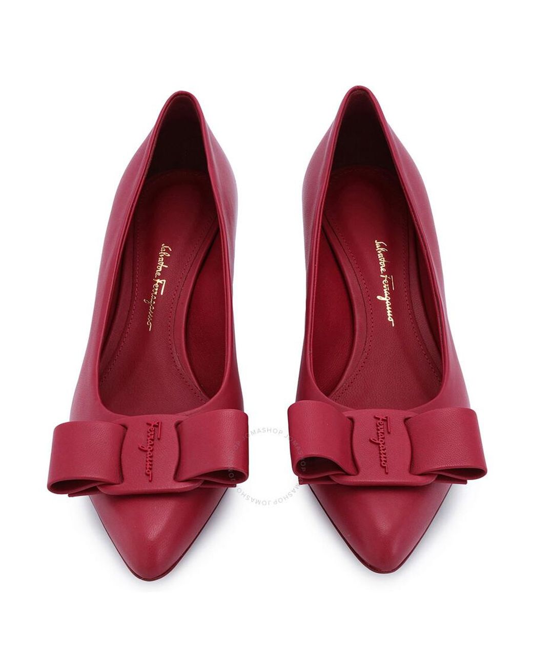 うさSalvatore Ferragamo viva 赤フラットシューズ⭐︎ Ferragamo Salvatore Viva Pump Shoe in Red | Lyst