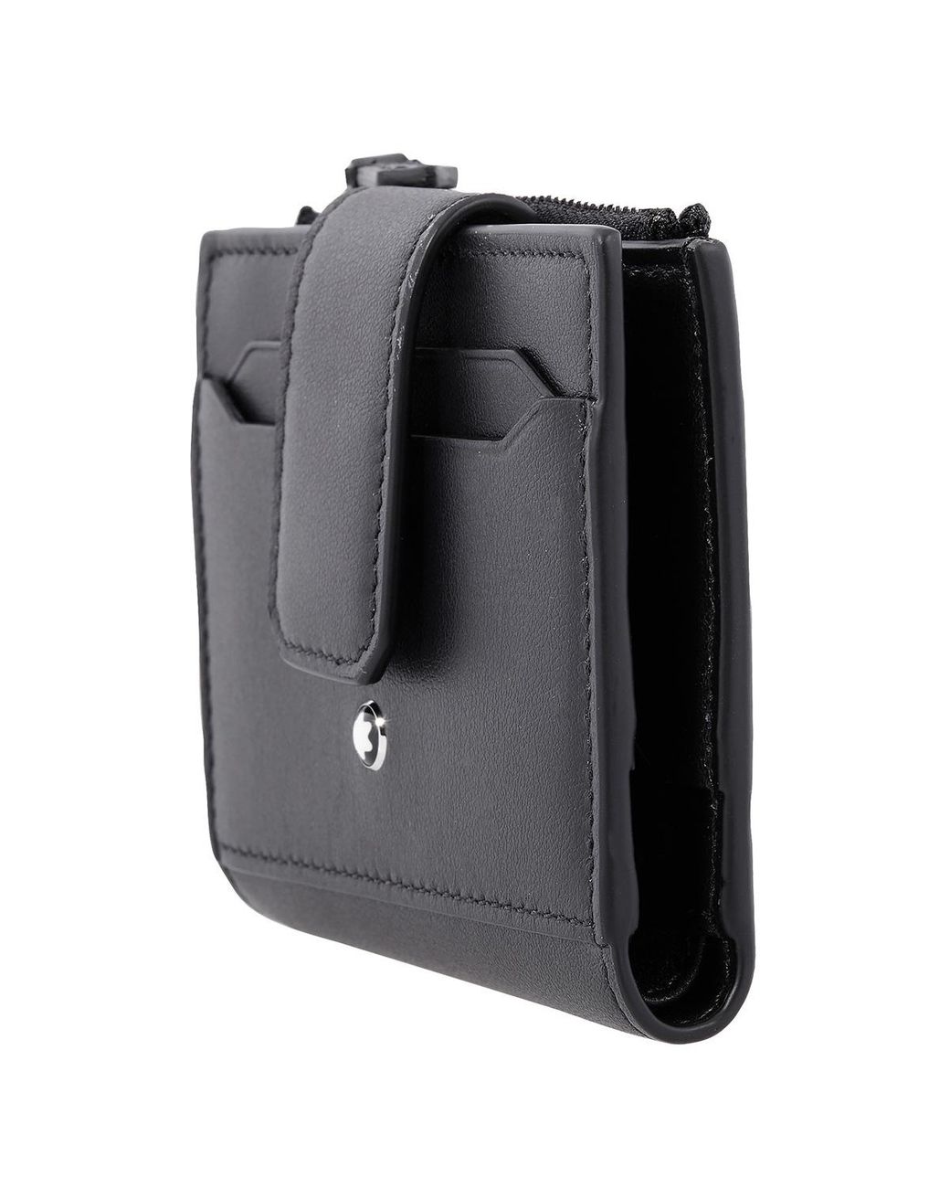 Montblanc Black Soft 6Cc Mini Wallet