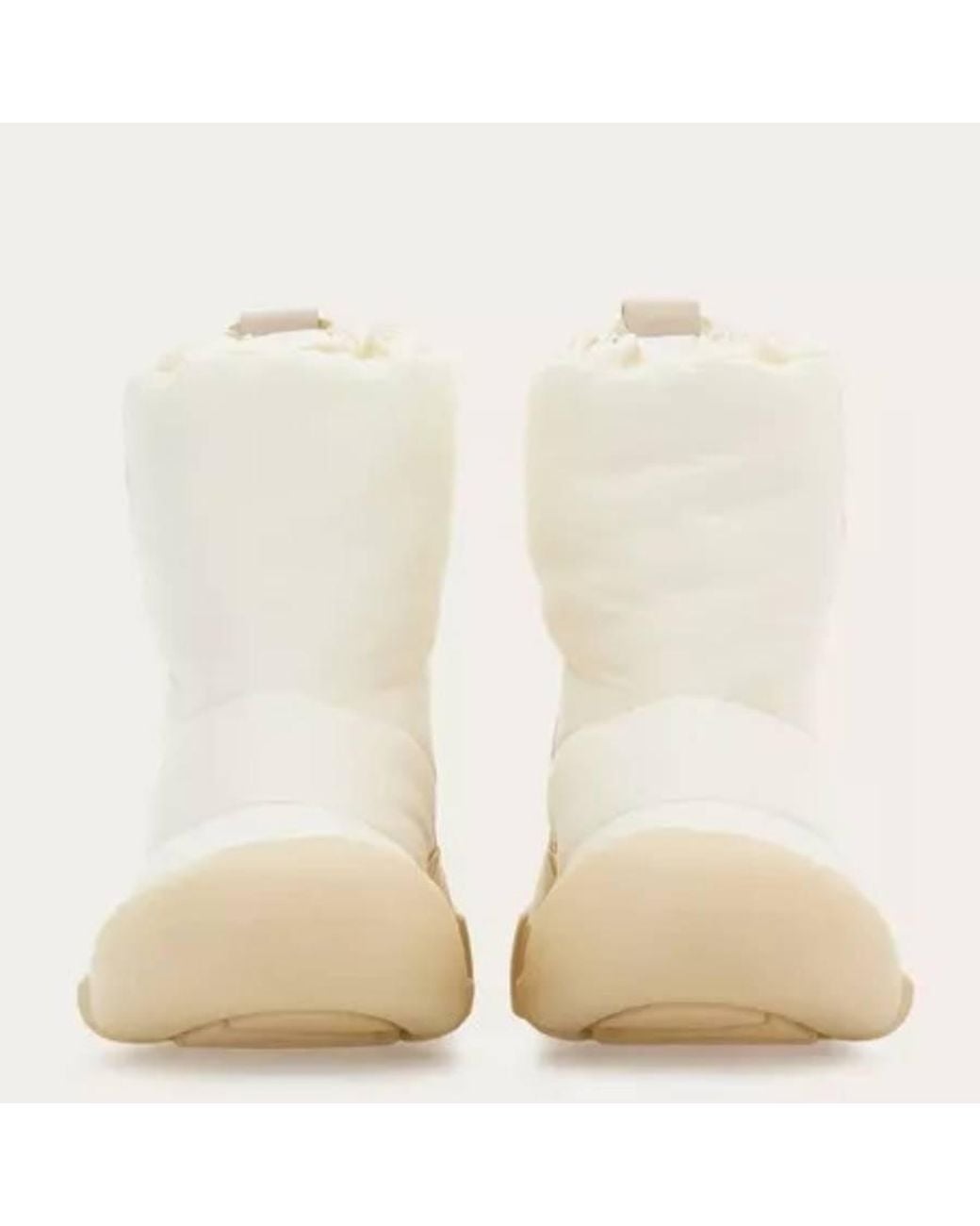 Ferragamo Natural Deode Gancini Padded Ski Boots