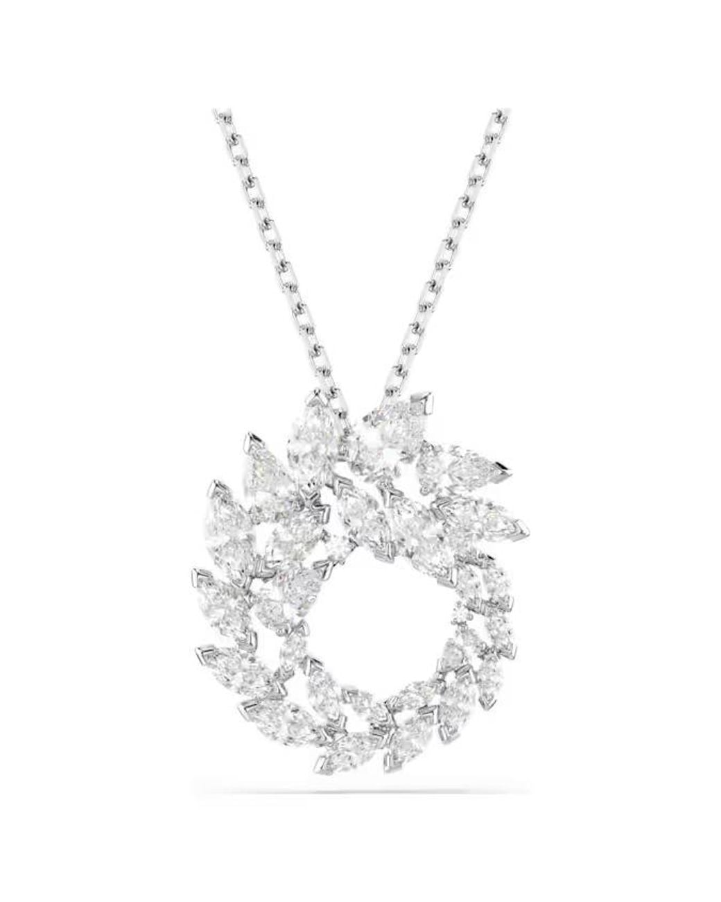Swarovski Metallic Mesmera Ladies Marquise Cut Pendant Necklace for men