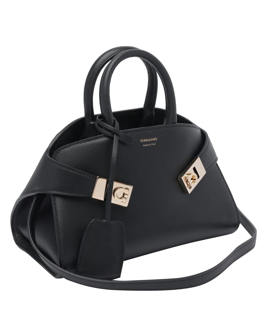Ferragamo Black Xs Hug Handbag for men