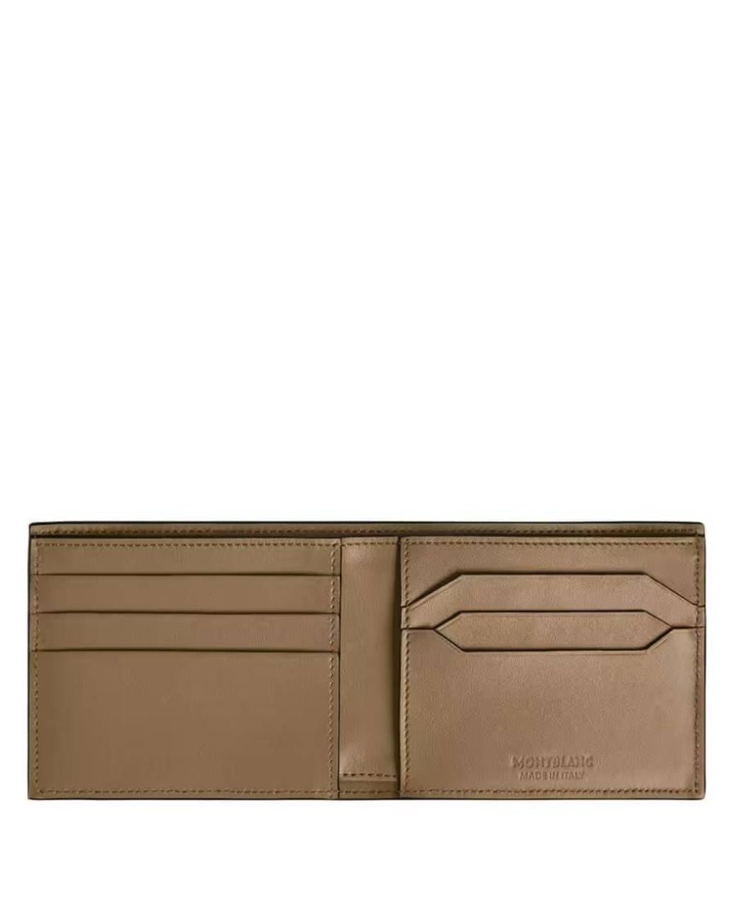 Montblanc Brown 4810 6Cc Leather Bi-Fold Wallet for men
