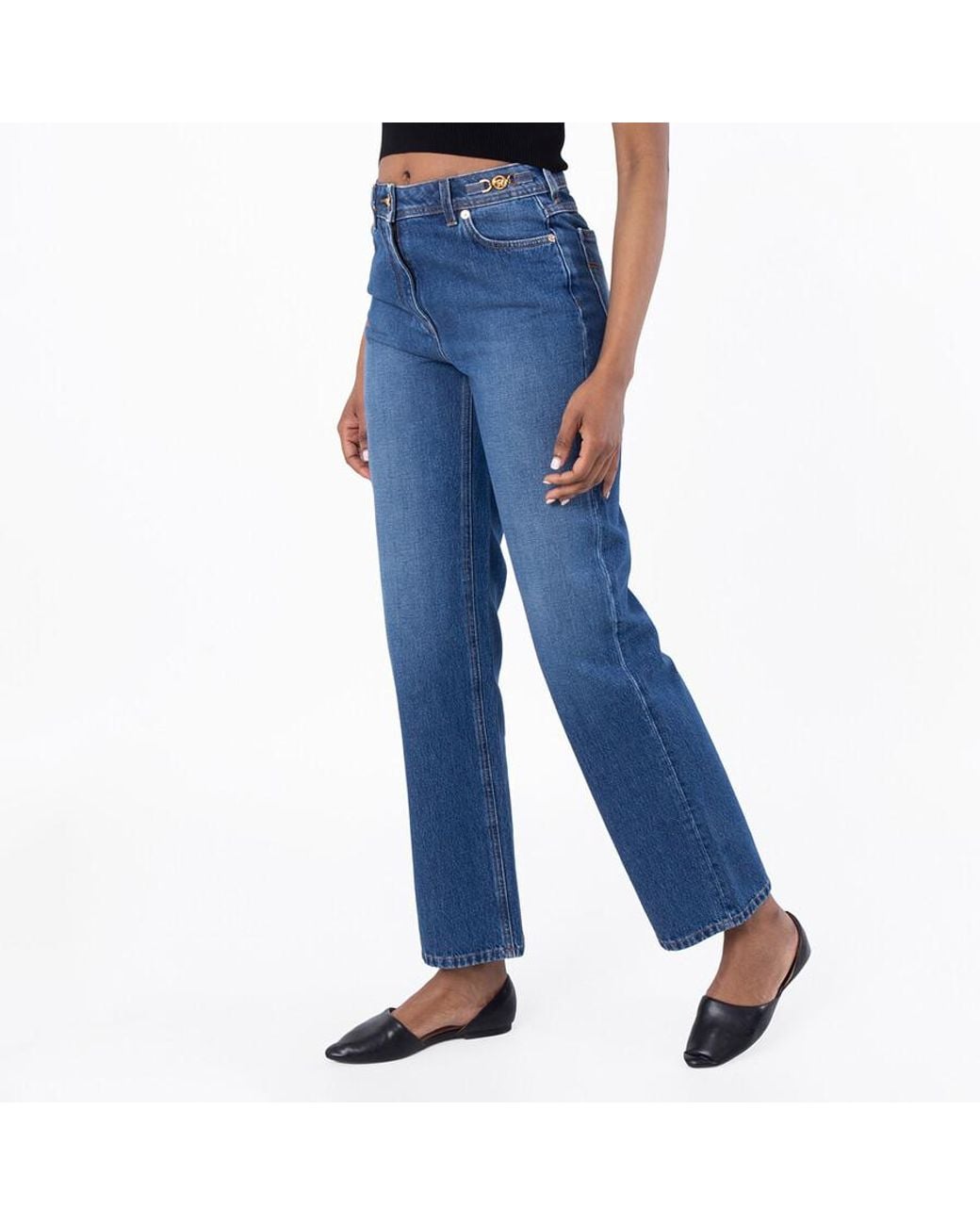 Versace Blue Medusa 95 Regular-Fit Denim Jeans