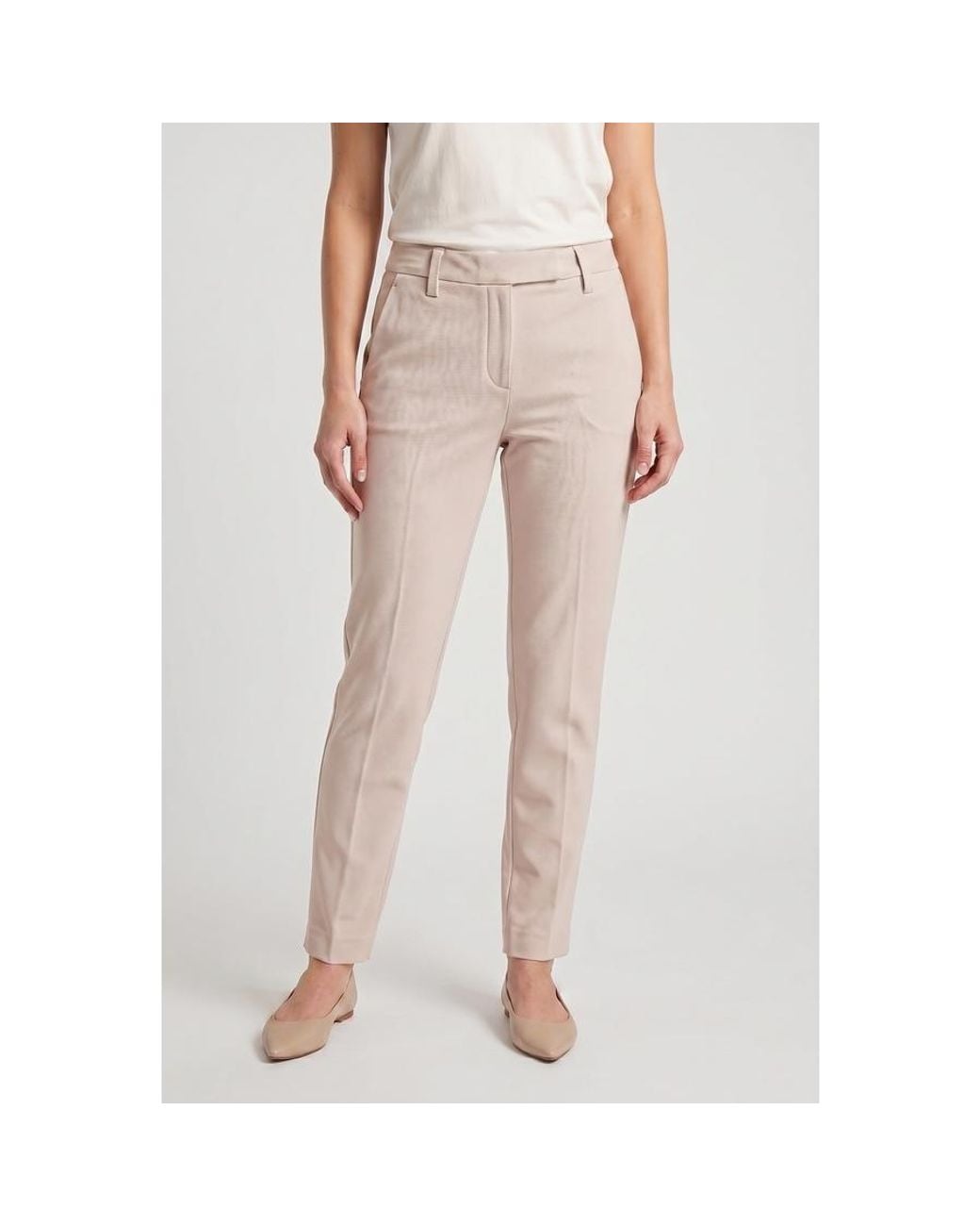 Brunello Cucinelli Pink Light Tailored Trousers, Brand Size 42 (Us for men