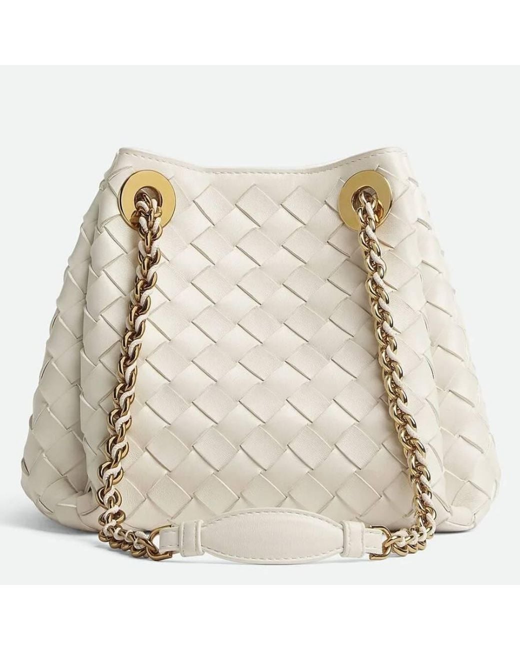 Bottega Veneta Natural Small Parachute Intrecciato Shoulder Bag for men