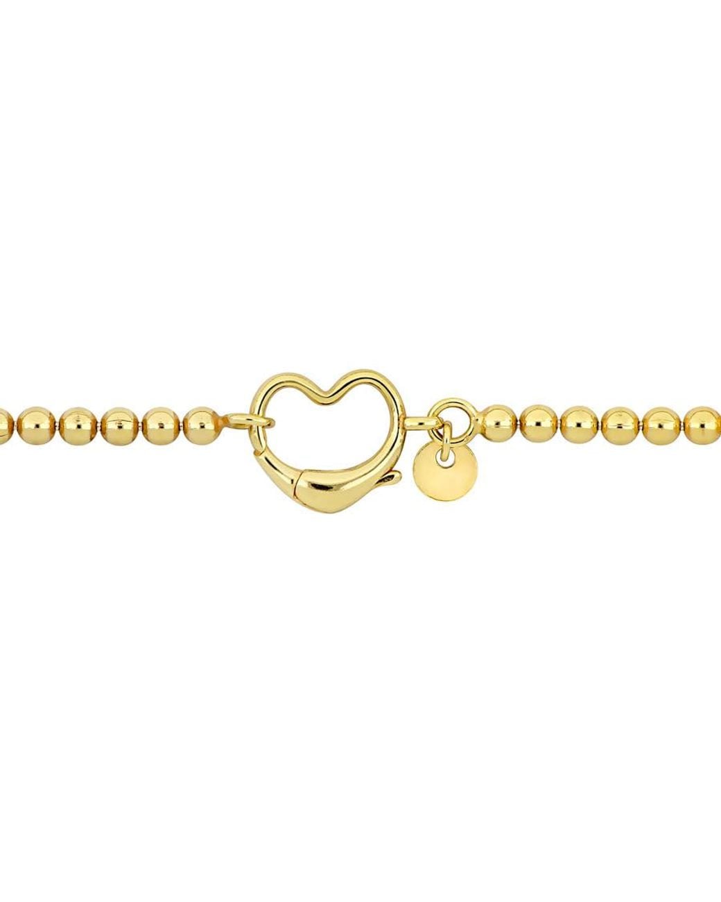 Amour Metallic Paper Clip Link Bracelet