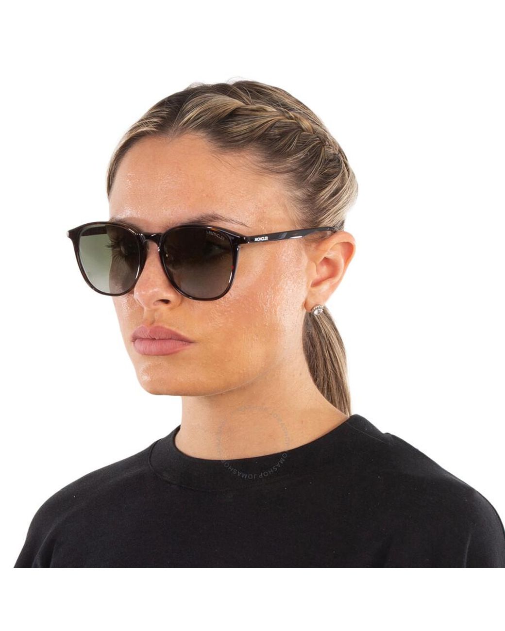 Moncler Polarized Grey Gradient Round Sunglasses Ml0189-f 56r 54 