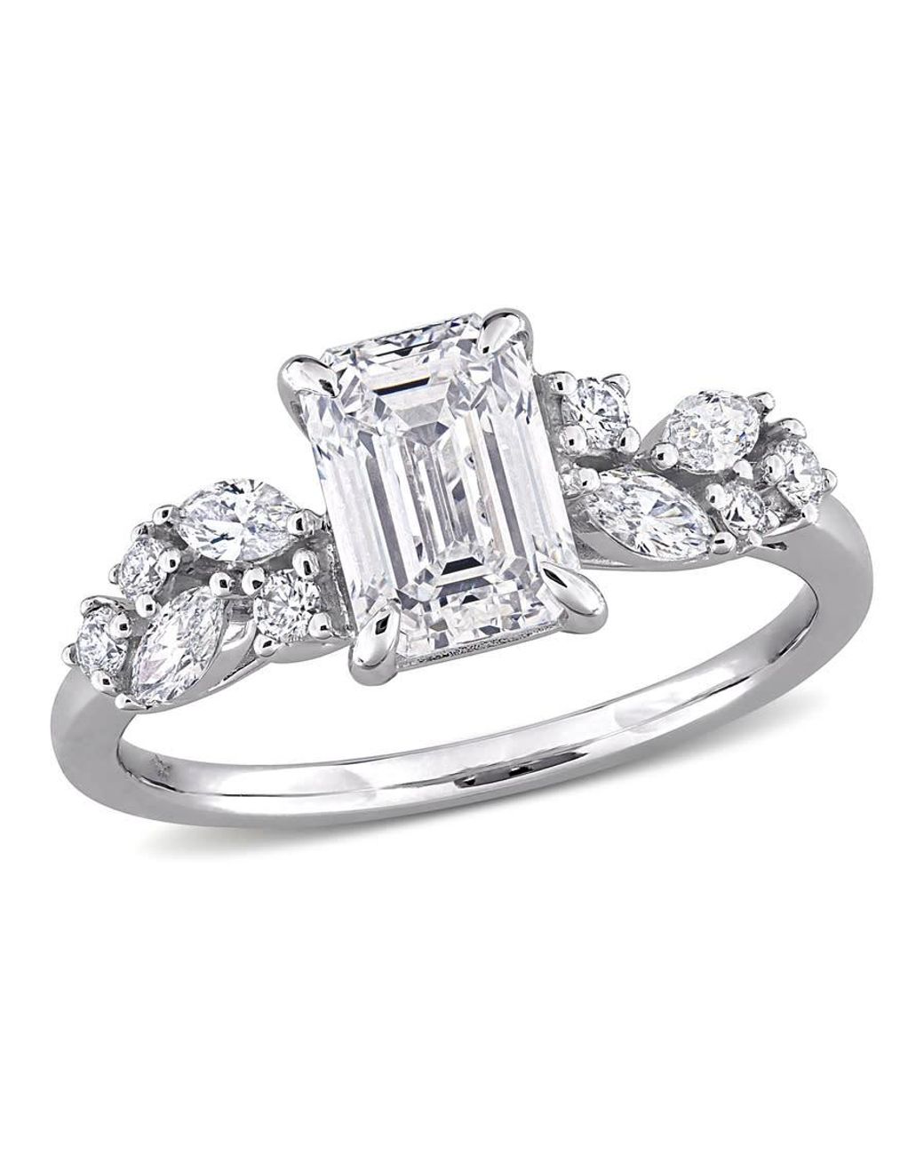 Created Forever Metallic 1 4/5Ct Tw Multi-Shaped Lab-Grown Diamond Ring for men