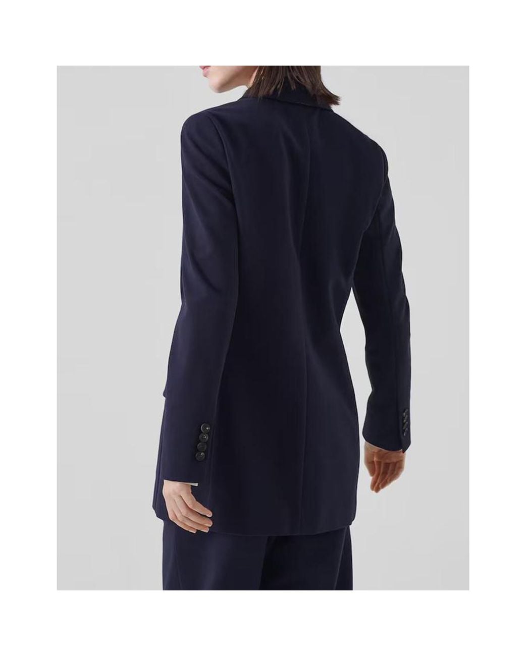 Brunello Cucinelli Blue Deconstructed Tailored Jacket, Brand Size 38 (Us for men