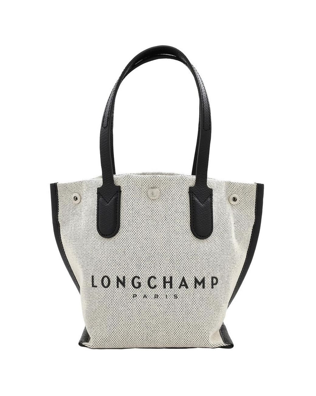 トートバッグ LONGCHAMP Essential Xs Handbag 76480069 Longchamp Essential Xs Canvas Tote Bag in Metallic | Lyst