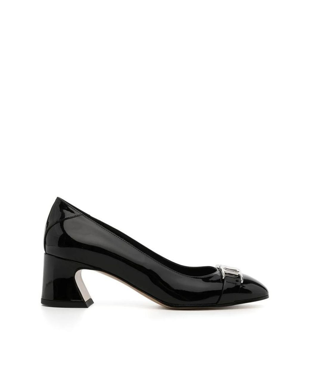 Ferragamo Black Ornament Pump