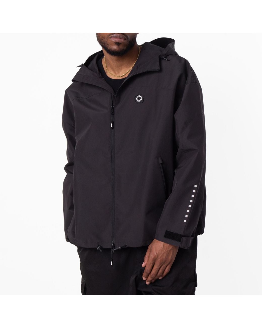 KENZO Black Boke Flower 2.0 Windbreaker for men