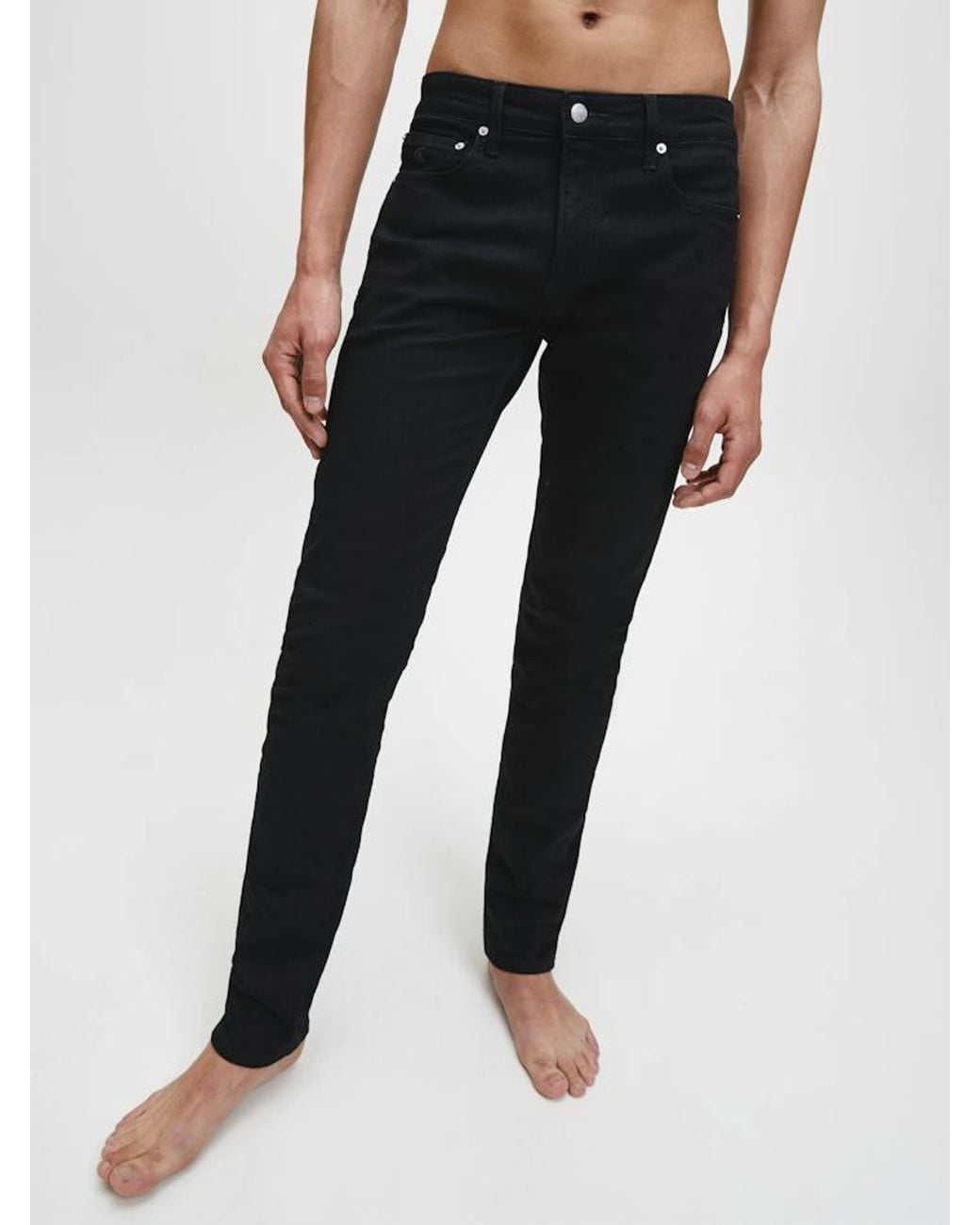 Calvin Klein Black Core Slim Jeans for men