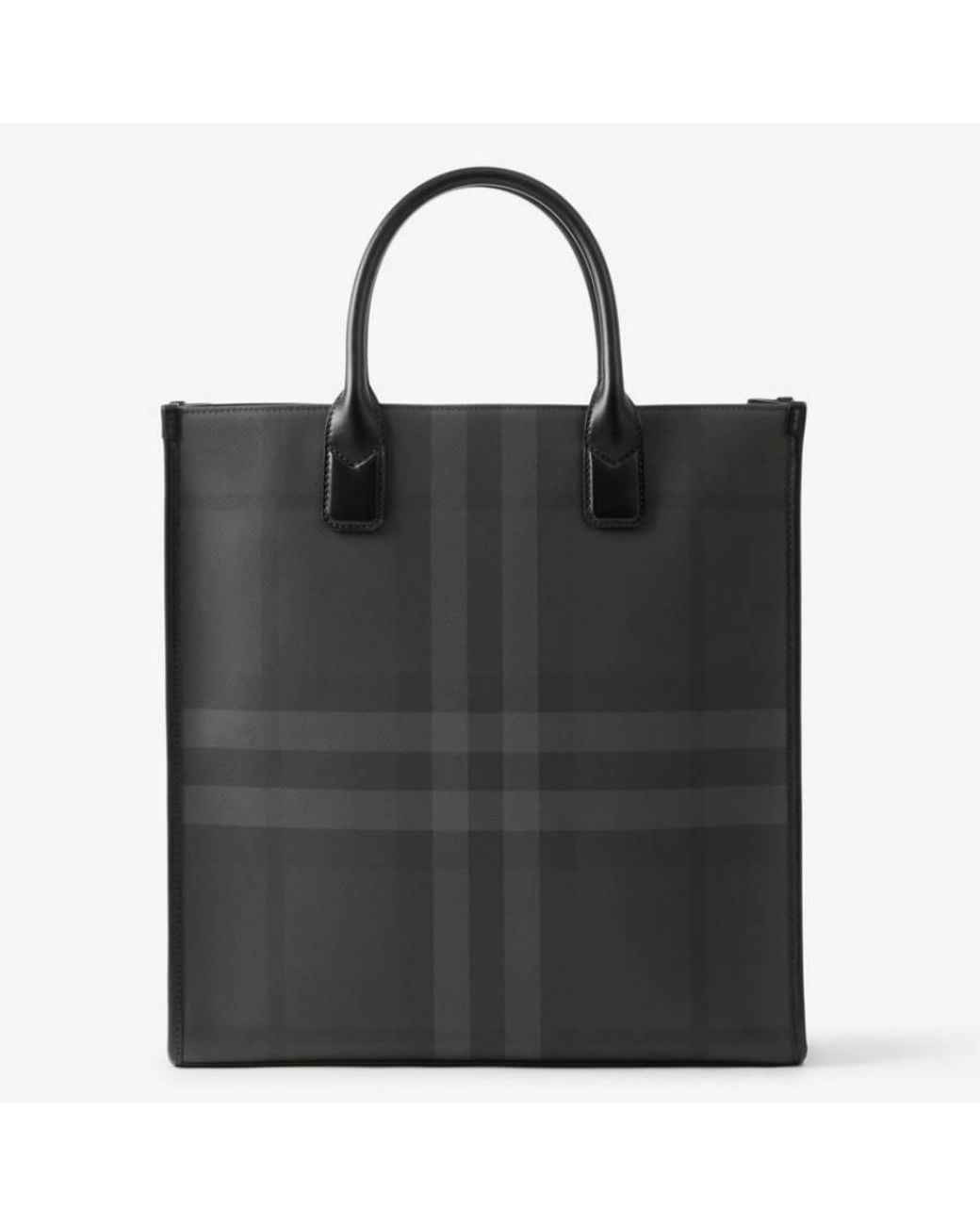 Burberry Black Charcoal Denny Slim Shopper Bag for men