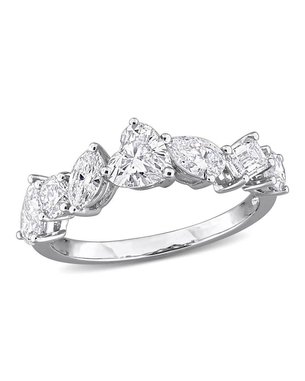 Created Forever Metallic 1 4/5Ct Tw Multi-Shape Lab-Grown Diamond Ring for men