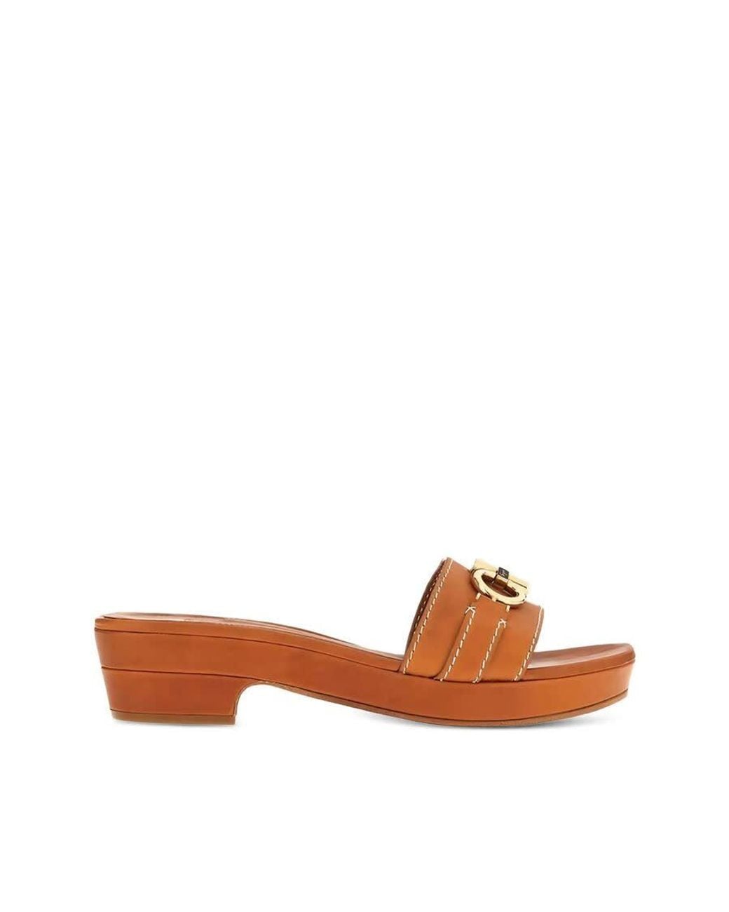 Ferragamo Brown Ladies Flats, Us