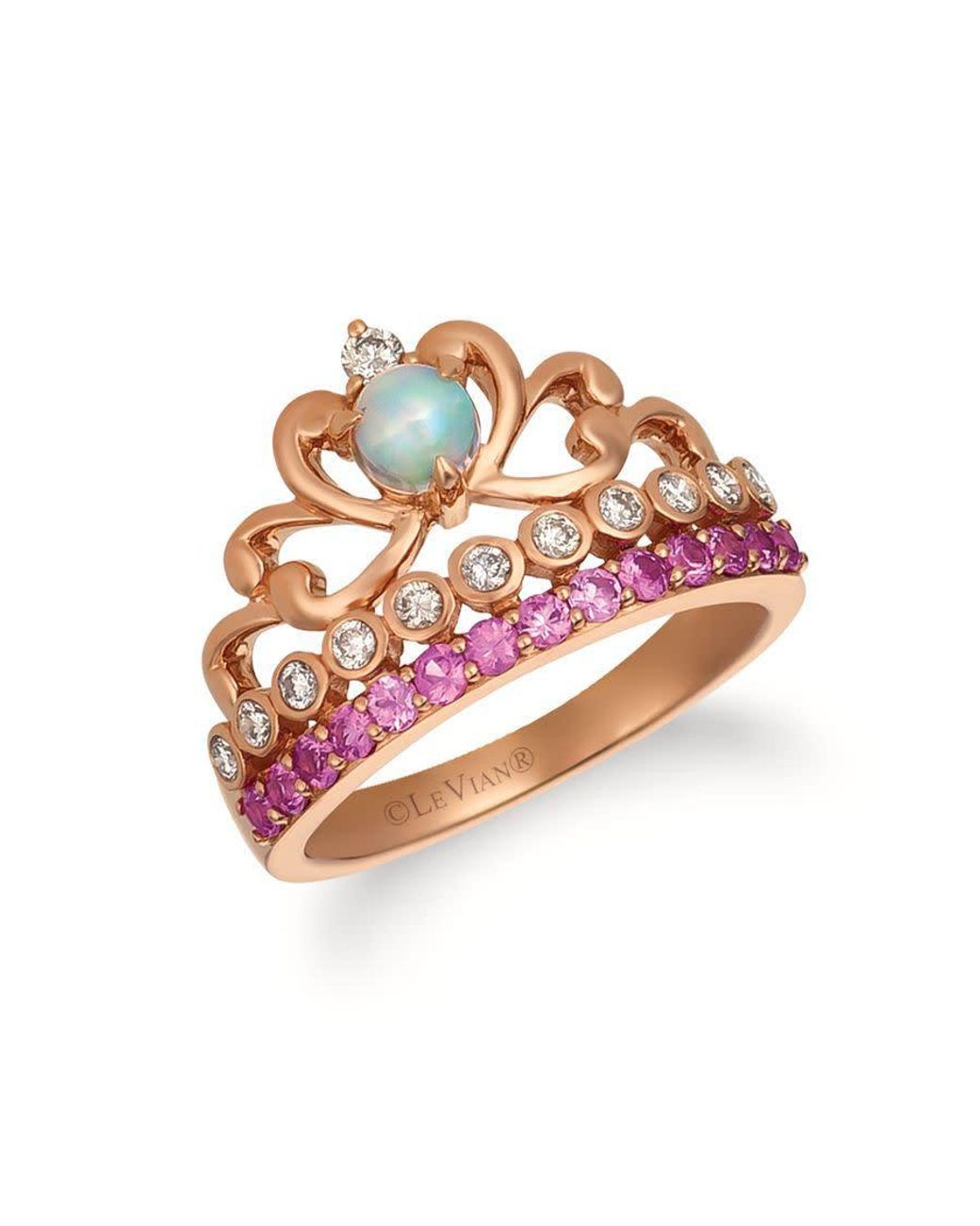 Le Vian Pink Neopolitan Opal Ring for men