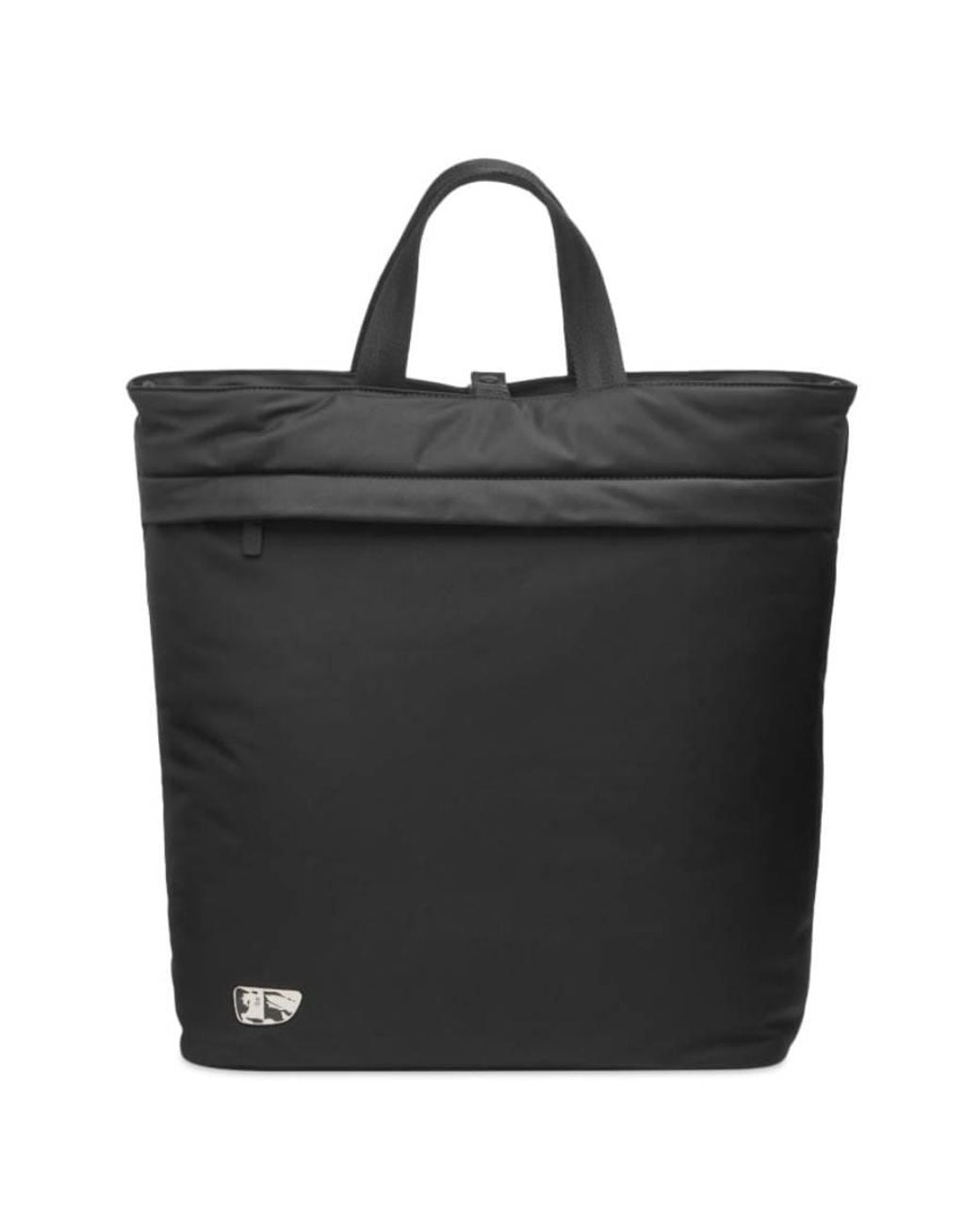Burberry Black Shield Field Woven-Blend Tote Bag for men