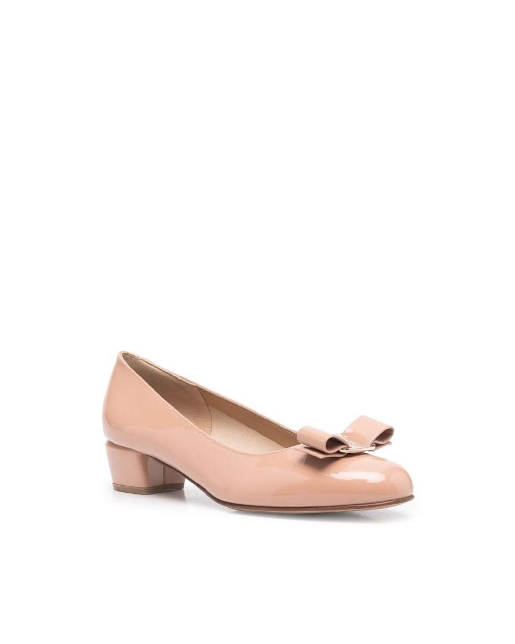 Ferragamo Pink Vara Bow 35Mm Heel Pumps for men