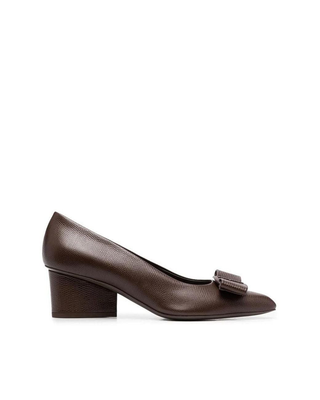 Ferragamo Brown Ladies Heels, Us