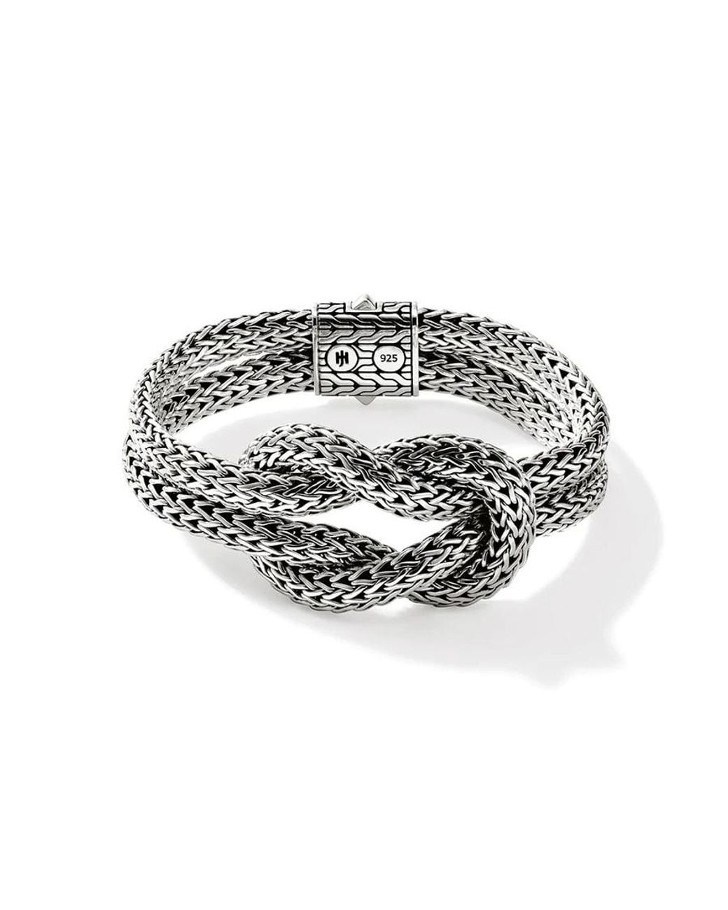 John Hardy Metallic Love Knot Bracelet for men