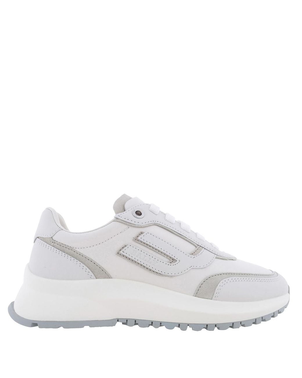 Bally White Demmy Leather Low-Top Sneakers, Brand Size 36 Us for men
