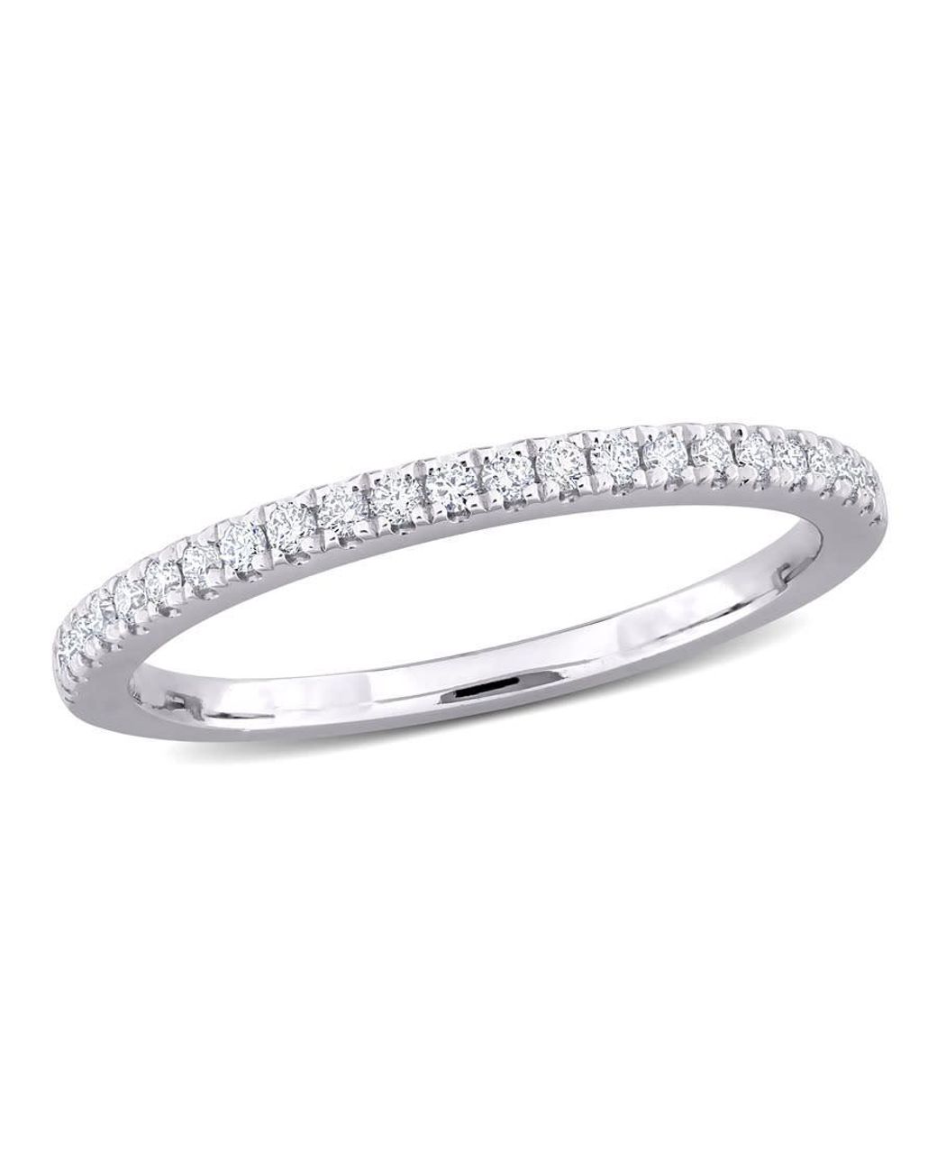 Created Forever White 1/5Ct Tdw Lab-Created Diamond And Tsavorite Accent Semi-Eternity Ring for men