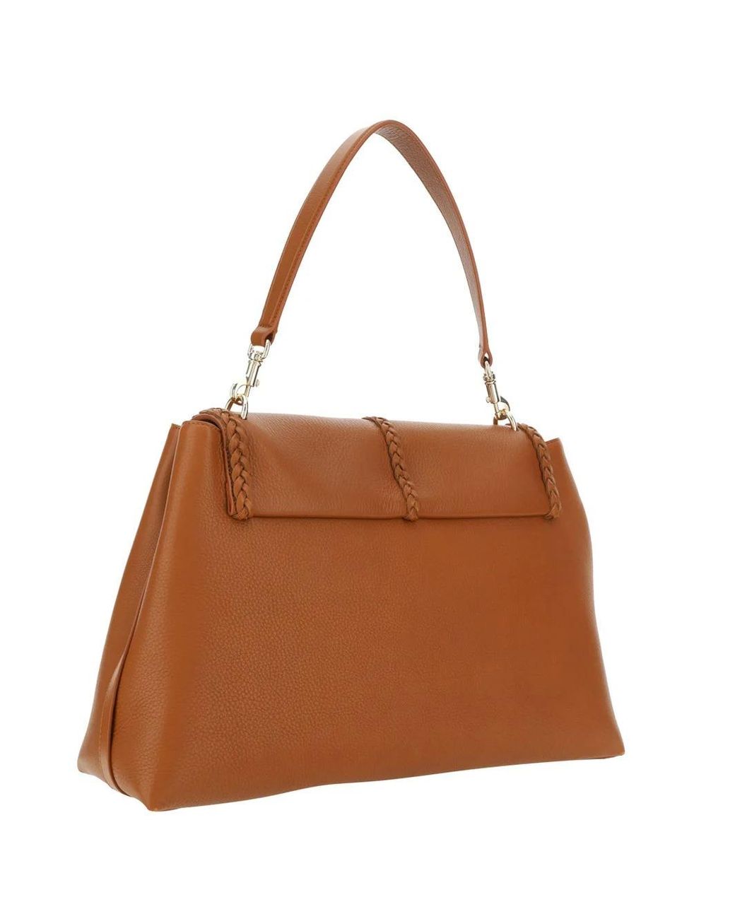 Chloé Grained Bull Leather Large Penelope Shoulder Bag in Brown | Lyst