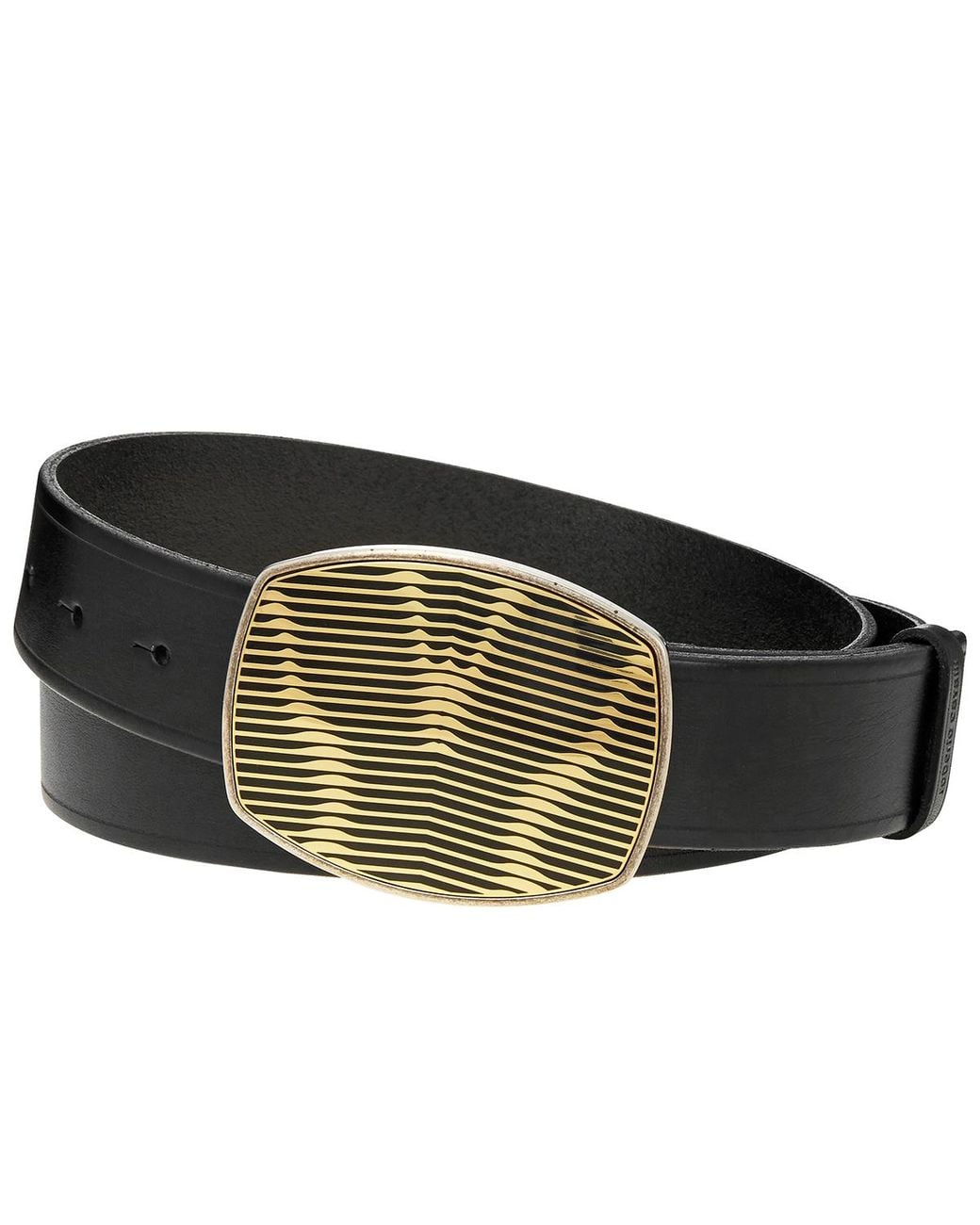 Roberto Cavalli Black 35Mm Adjustable Leather Belt, Cm for men